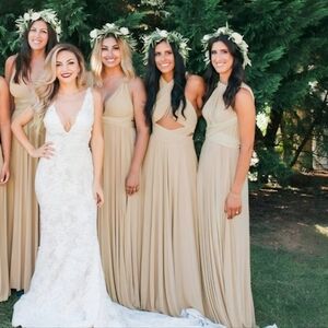 Chelsea Infinity Beige/Cream Dress